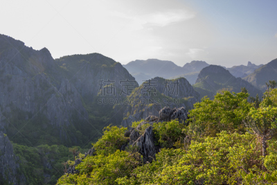 山,自然,天空,巴蜀,水平画幅,绿色,地形,岩石,景观设计,无人