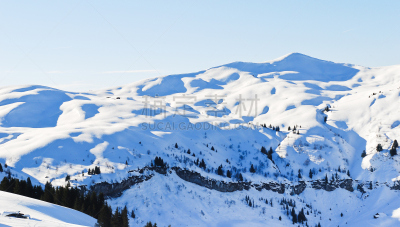 山,阿尔卑斯山脉,雪山,morzine,阿沃里阿兹,天空,度假胜地,水平画幅,雪,滑雪坡