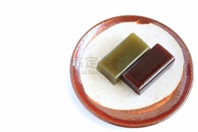 甜豆沙,果冻,羊羹,日本料理,褐色,水平画幅,无人,传统,特写,甜点心