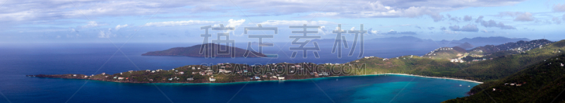 圣汤姆斯,马更斯湾,水平画幅,沙子,无人,户外,海滩,彩色图片,热带气候,旅游目的地
