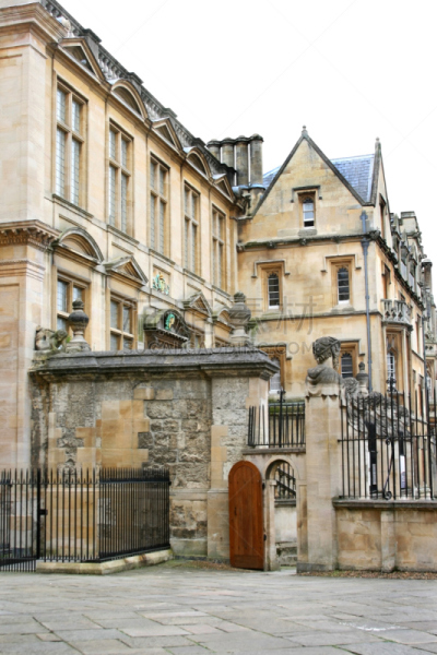 牛津,过时的,建筑外部,基督城大教堂,牛津大学,都铎时代风格,密歇根州牛津,牛津郡,独立式住宅,垂直画幅