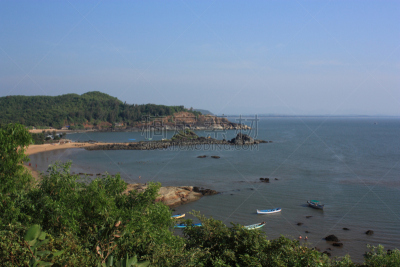 奥修符号,海滩,戈卡尔那,果阿,卡纳塔克邦,水,水平画幅,符号,印度人,夏天