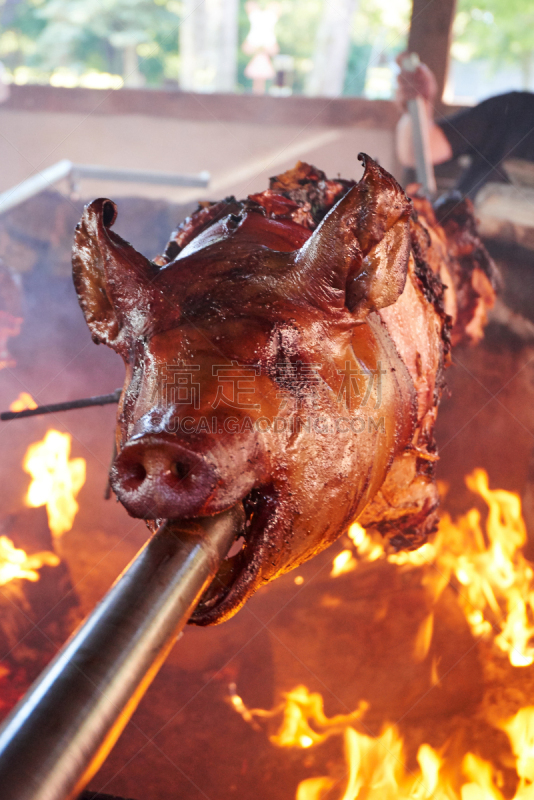 猪肉,自助餐,炊具,格子烤肉,烤的,食品,烤肉架,烤肉餐,猪,餐馆