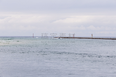 海港,建筑物门,海岸线,水,天空,美,水平画幅,云,山,夏天