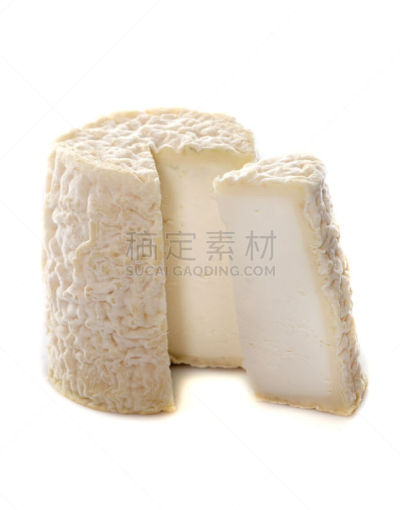 山羊乳酪,美味,垂直画幅,夏维诺,奶制品,无人,膳食,白色背景,奶酪,背景分离