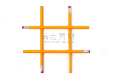 铅笔,形状,黄色,白色背景,橡皮擦,图像,井字游戏,无人,想法,水平画幅
