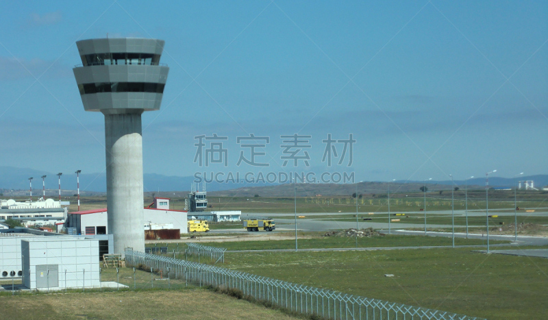 航空管制中心,普里什蒂纳,机场,国际著名景点,水平画幅,无人,欧洲,商务旅行,巴尔干,飞机