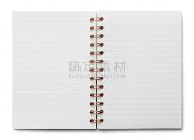 螺旋记事本,黄色,留白,办公用品,水平画幅,无人,秘书,书页,特写,日记
