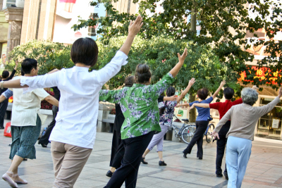 体操,白昼,开端,中国,传统,女人,水平画幅,衣服,人,夏天