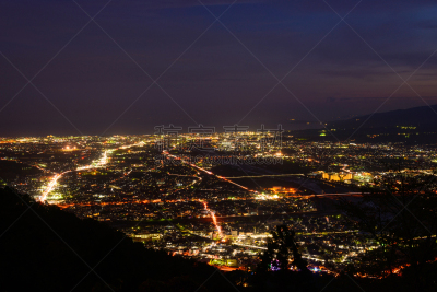 日本,都市风景,神奈川县,小田原,黄昏,水平画幅,秋天,夜晚,无人,户外