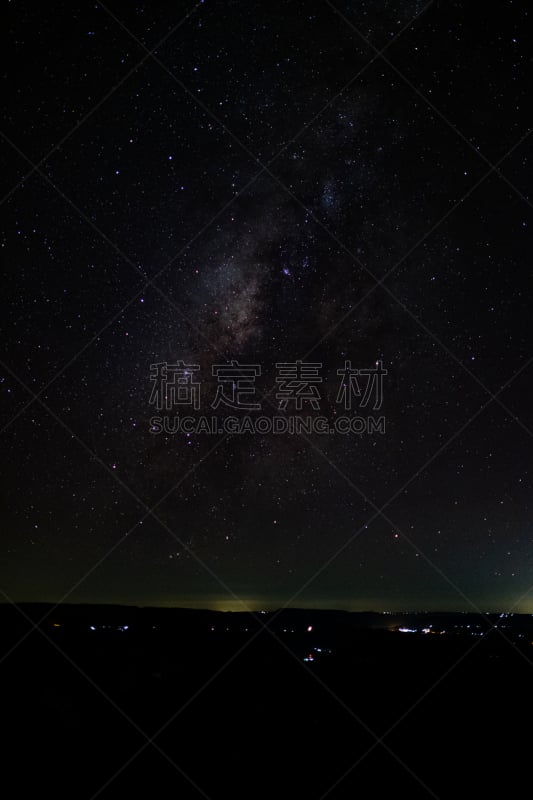 星系,银河系,颗粒质感,长时间曝光,垂直画幅,天空,望远镜,星星,夜晚,无人