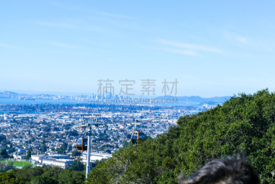 都市风景,旧金山,奥克兰,湾区,侧面视角,海湾大桥,国际著名景点,云,著名景点,自然美