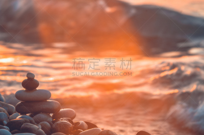 石头,圆石滩,水,天空,灵性,休闲活动,旅行者,夏天,海岸地形