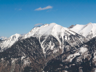阿尔卑斯山脉,滑雪运动,居住区,山笛,弗拉绍,溜索,萨尔茨堡,特伦蒂诺,电缆,天空