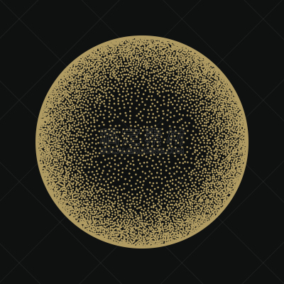 点画效果,黄金,颗粒质感,背景,烟灰墨,点描主义,荧光色,粒子,金色,铝箔