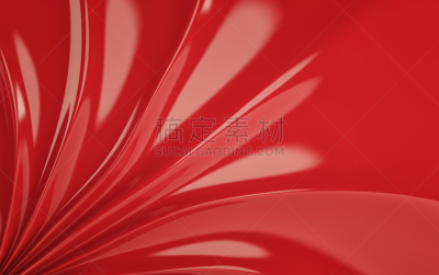 纺织品,丝绸,窗帘,红色,背景,三维图形,美,折叠的,水平画幅,优美