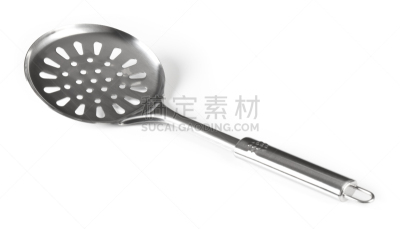 过滤勺,撇水鸟,新的,状态描述,水平画幅,银色,无人,铁,干净,金属