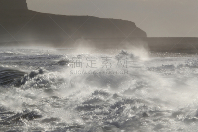 冰岛国,海滩,维克,水,天空,美,水平画幅,沙子,简易钓鱼,大西洋