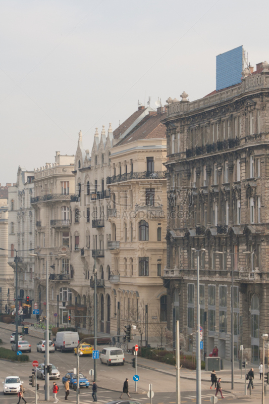 Städtische Szene in Budapest