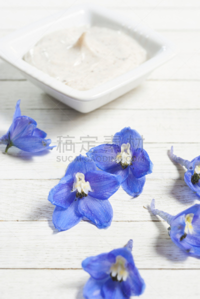 面霜,蓝色,垂直画幅,留白,无人,spa美容,古老的,奶油,抗痘护理露,乡村风格