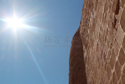 围墙,日光,灵性,达哈巴,西乃山,室内管弦乐队,洞,水平画幅,山,建筑
