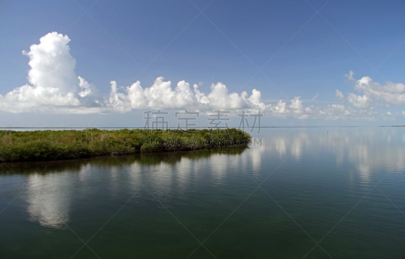 约翰·巴尼斯,拉格礁,基韦斯特,水,天空,佛罗里达群岛,美,水平画幅,无人,户外