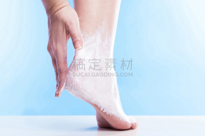 干的,女人,足,皮肤,理毛行为,井,脚掌,人类脚趾,防晒霜,皮肤病学