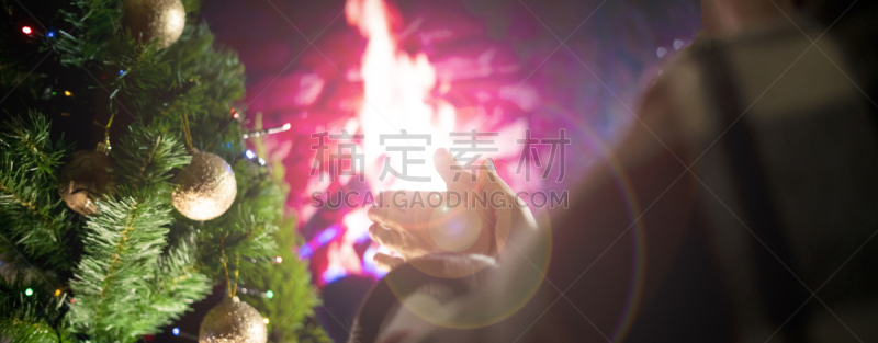 热,壁炉,夜晚,冬天,舒服,毯子,特写,怪异,在下面,仅青少年