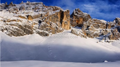 雪,冬天,清新,在之间,风景,滑雪痕,瓦尔迪飞摩,多洛米蒂山雷特玛山脉,非滑雪场地的滑雪,上阿迪杰