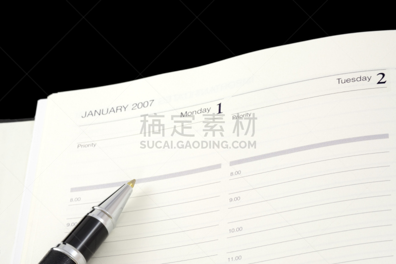 水平画幅,无人,历日,新年,日历,夏天,月,个人备忘录,2007,彩色图片