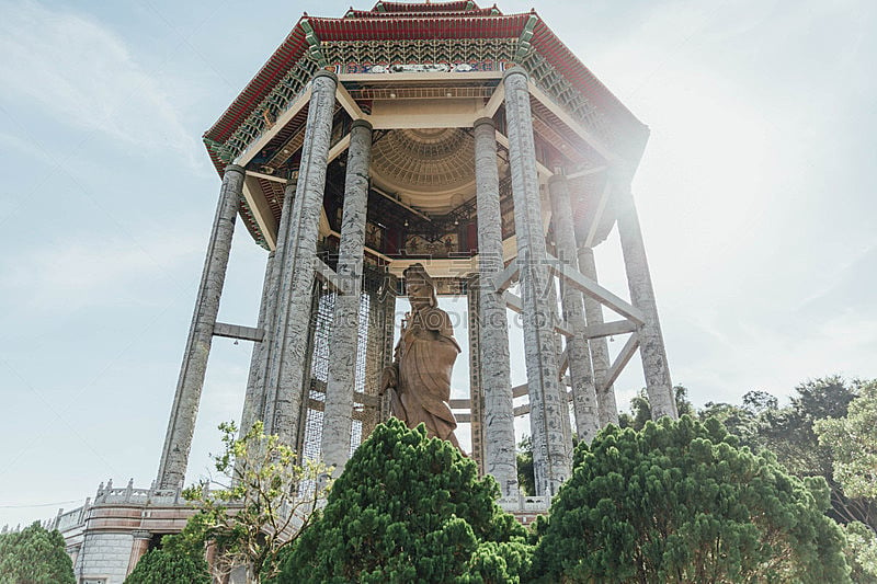 乔治敦,马来西亚,雕像,青铜,极乐寺,八角亭,计量器,30岁到35岁,高大的,在上面