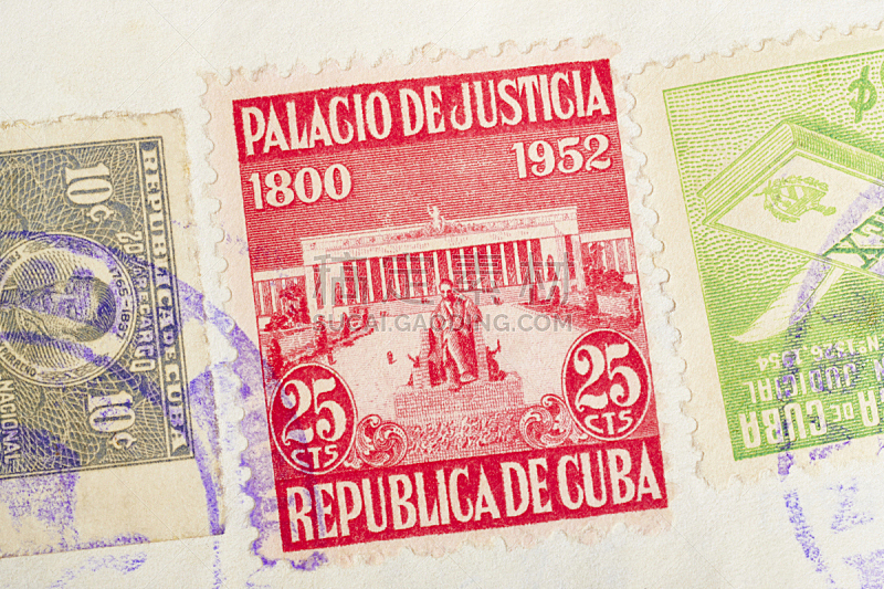 古董,邮戳,橡皮章,古巴,邮件,办公室,纪念碑,水平画幅,无人