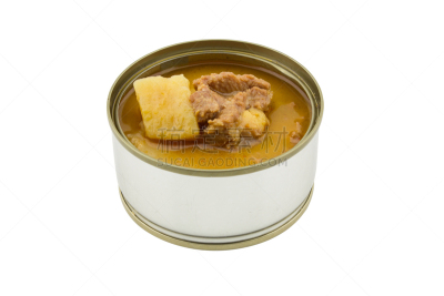 咖喱,黄色,白色背景,罐子,鸡,咖喱粉,小罐,菜单,泰国食品,背景分离