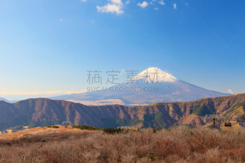 箱根园,山,日本,风景,富士山,采石场,硫磺,水,天空,美