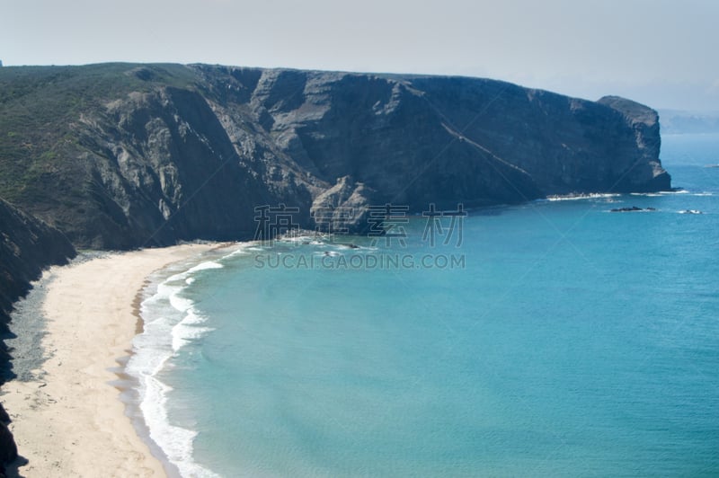 阿尔加威,夏天,海岸线,自然,水,天空,悬崖,水平画幅,地形,无人