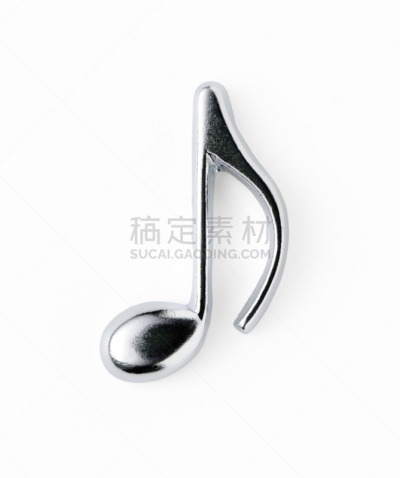 音符,银色,金属,白色背景,分离着色,小酒杯,垂直画幅,高视角,形状,无人
