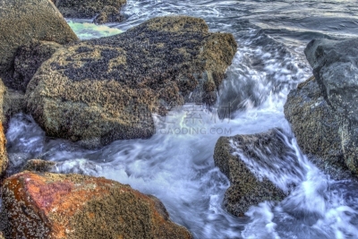 自然,水,水平画幅,岩石,无人,船,humboldt county,海洋,波浪,水面