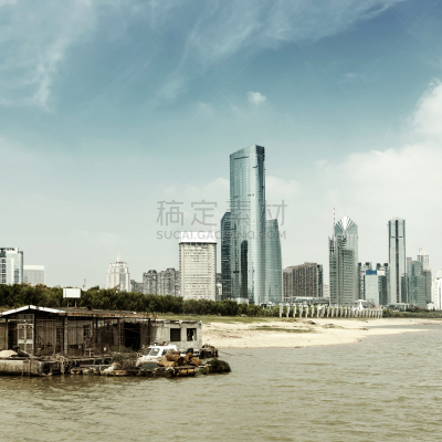 都市风光,南昌市,江西省,建筑结构,商务,人,黄昏,摩天大楼,云,图像