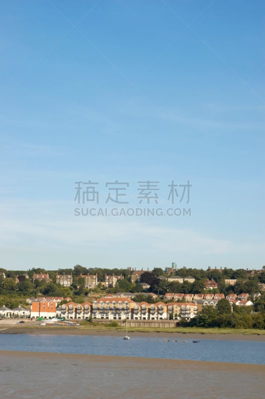 河流,梅德韦河,垂直画幅,山,肯特,肯特岛,建筑,郊区,无人,英格兰