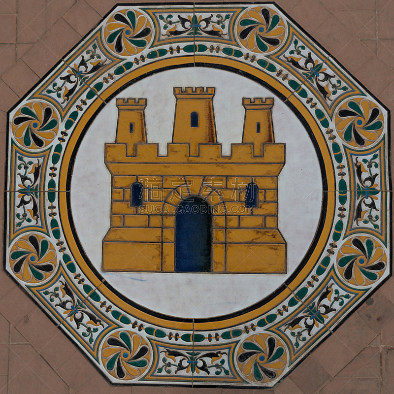 Ceramic decoration, Plaza de España, Seville