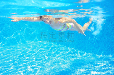 游泳池,水下,儿童,幸福,自由泳,动作,自由式游泳,水,美,休闲活动