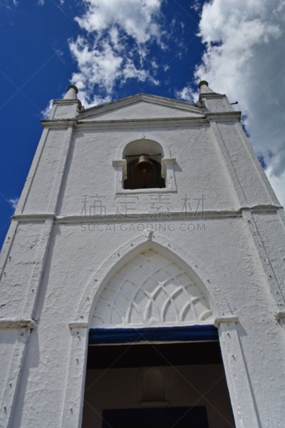 巴西,建筑,垂直画幅,天空,殖民地式,现代,塞阿腊州,白色,彩色图片