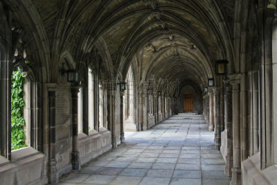 回廊,石头,剑桥大学,牛津大学,铺路石,室内,图像,石灰石,中世纪时代,无人