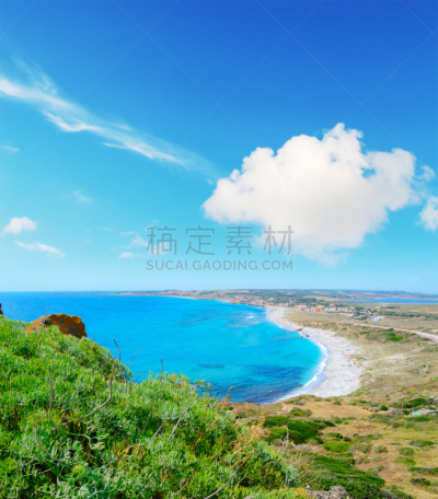 海滩,云,在下面,布希曼族,Giovanni Boccaccio,奥里斯塔诺,John The Baptist,阿尔盖罗,垂直画幅,擦洗