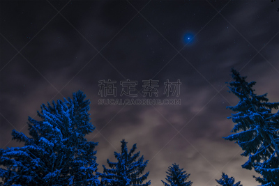 双子星飞船,星座,木星,便携式望远镜,空间探索,天文学,太空,冬天,图像,雪