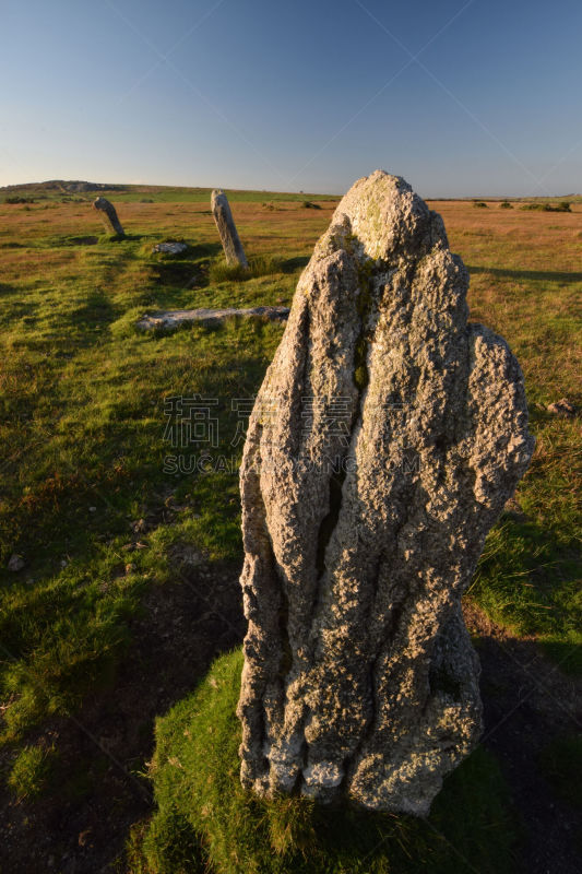 bodmin moor,石头,远古的,考古学,垂直画幅,康沃尔,石圈,图像