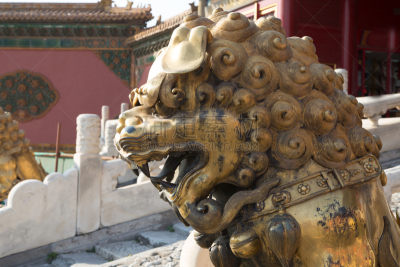 故宫,北京,雕像,中国,中国龙,道教,古代文明,水平画幅,父母,禁止的