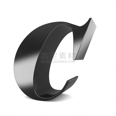 白色背景,分离着色,金属,三维图形,黑色,英文字母z,字母,计算机制图,绘画插图,字体