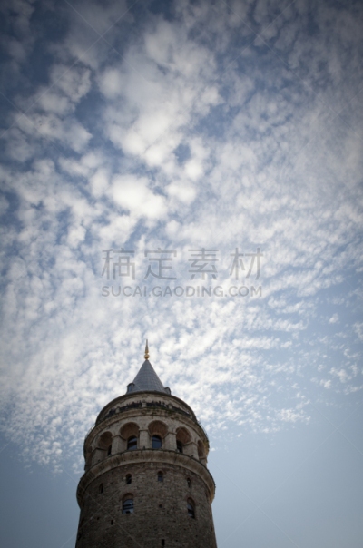 加拉太塔,垂直画幅,建筑,无人,欧洲,贝伊奥卢,了望塔,建筑外部,度假