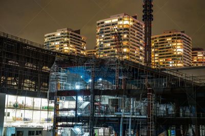 横滨高速铁路,横滨,摩天大楼,建筑工地,建筑外部,商务,城市生活,城镇景观,户外,建筑